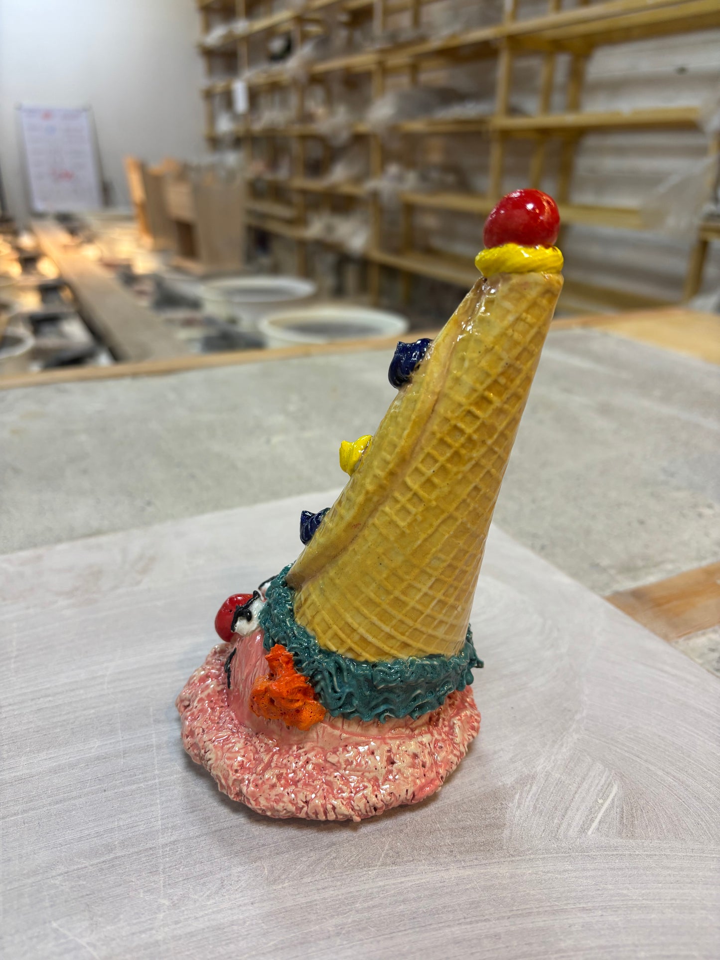 Clown Cone Sculpture