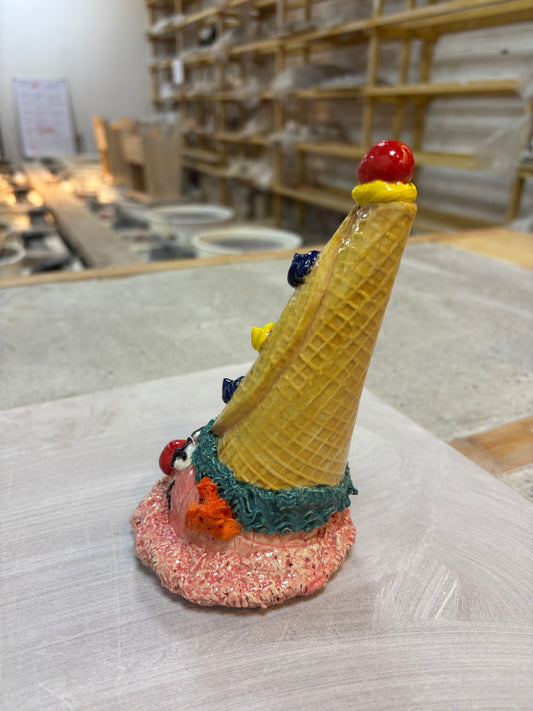 Clown Cone Sculpture