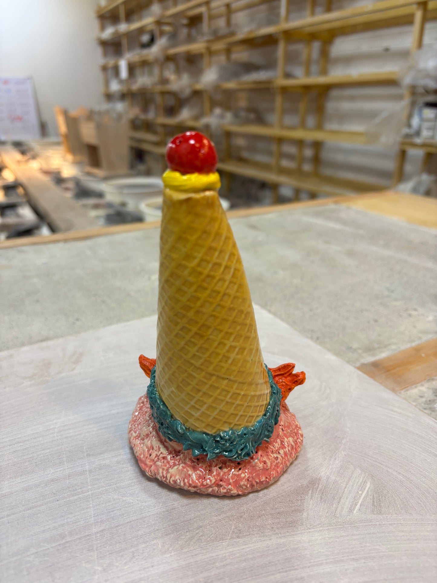 Clown Cone Sculpture
